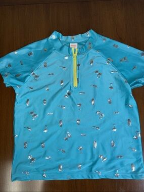 Gymboree Girls Rashguard Swim Top